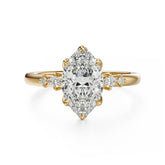 The Skye Ring | Marquise | Setting Only - Lavender Creek Gems 