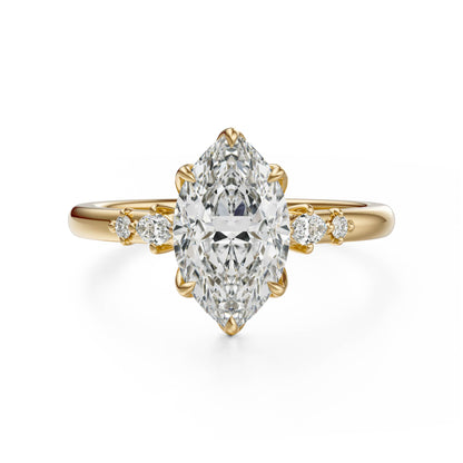 The Skye Ring | Marquise | Setting Only - Lavender Creek Gems 