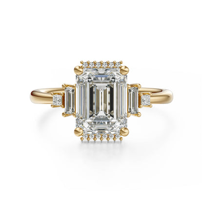 The Sura Ring | Emerald Cut