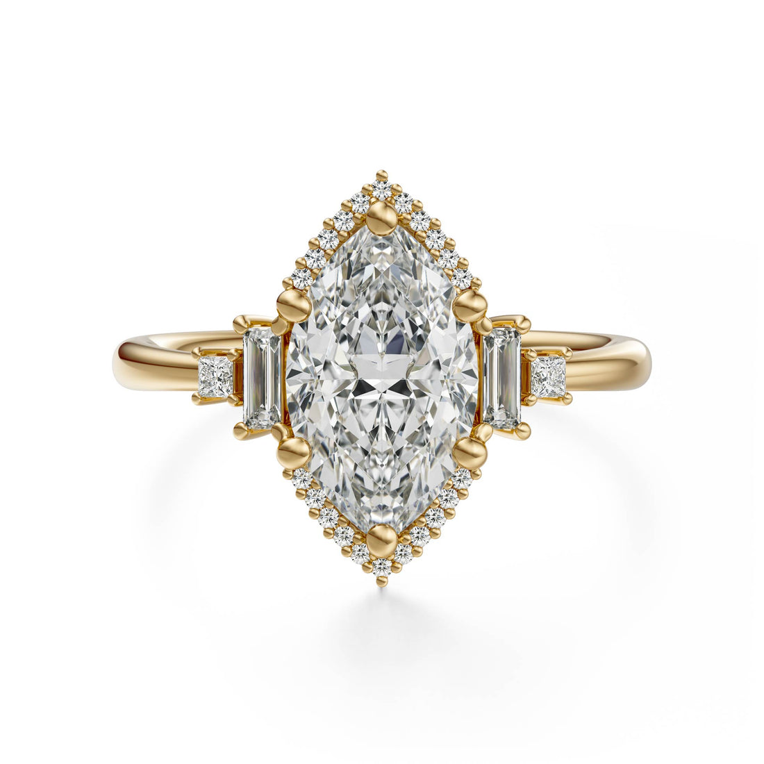 The Sura Ring | Marquise | Setting Only