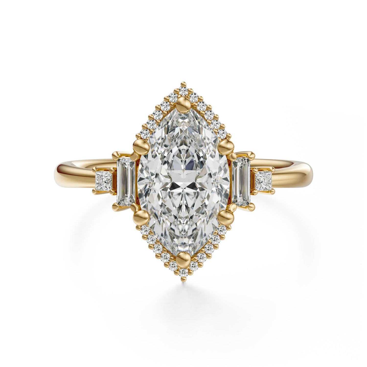 The Sura Ring | Marquise | Setting Only