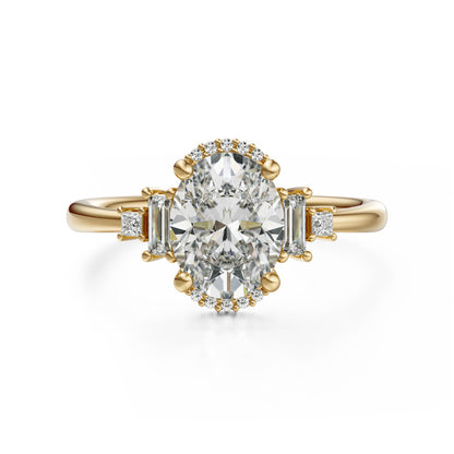 The Sura Ring | Oval | Setting Only