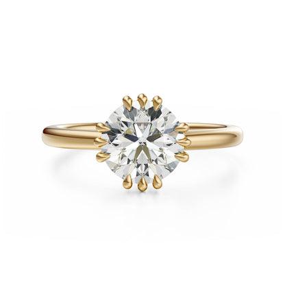 The Thalassa Ring | Round | Setting Only - Lavender Creek Gems 