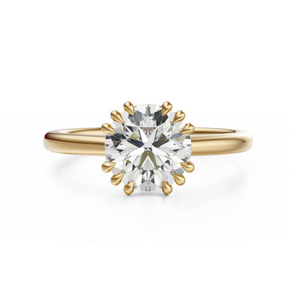 The Thalassa Ring | Round | Setting Only - Lavender Creek Gems 