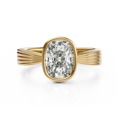 The Veil Ring | Elongated Cushion - Lavender Creek Gems 