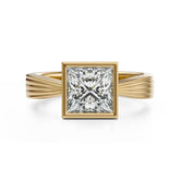 The Veil Ring | Princess | Setting Only - Lavender Creek Gems 