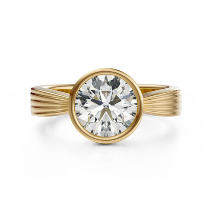 The Veil Ring | Round | Setting Only - Lavender Creek Gems 