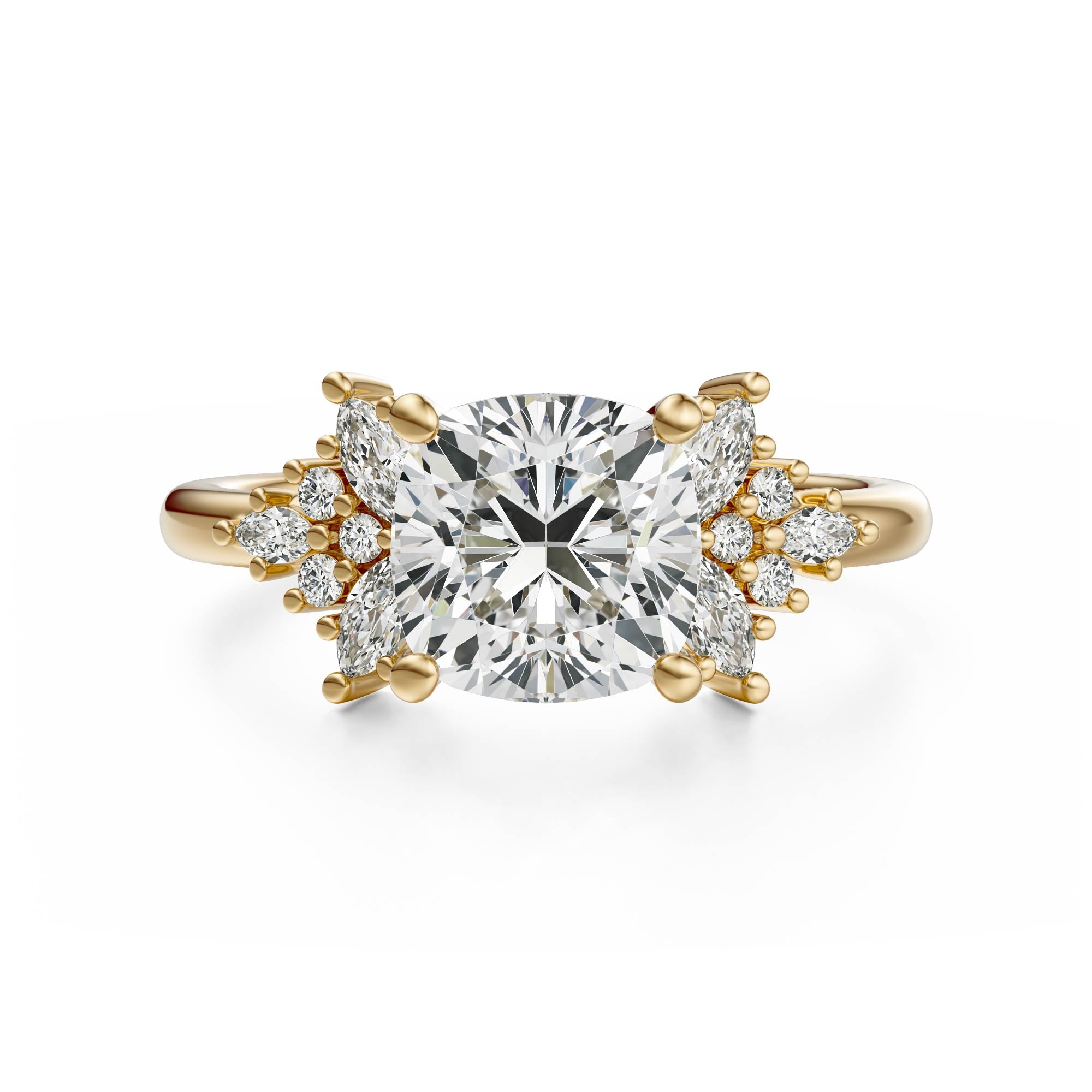 The Veraine Ring | Cushion | Setting Only