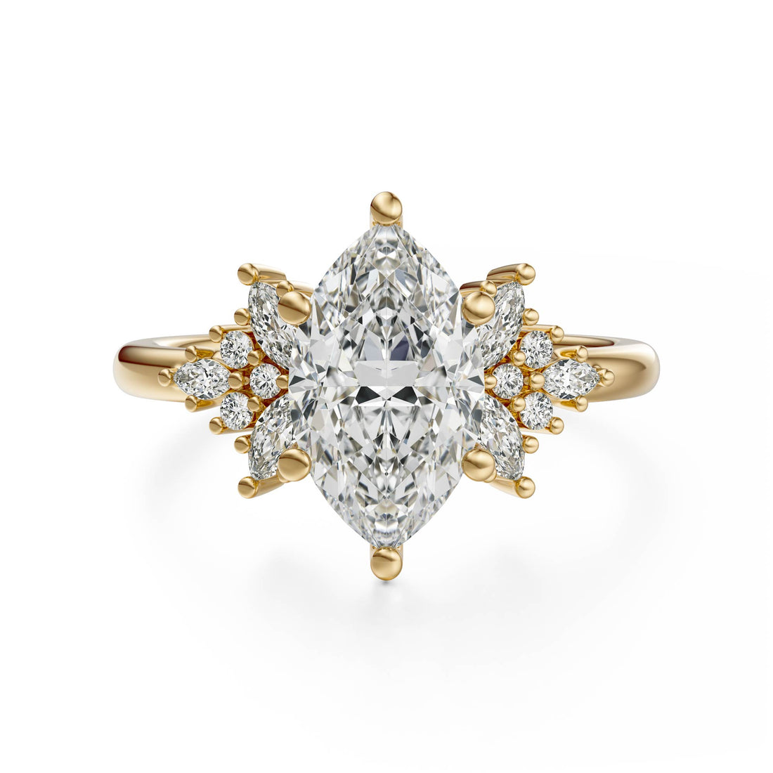The Veraine Ring | Marquise | Setting Only