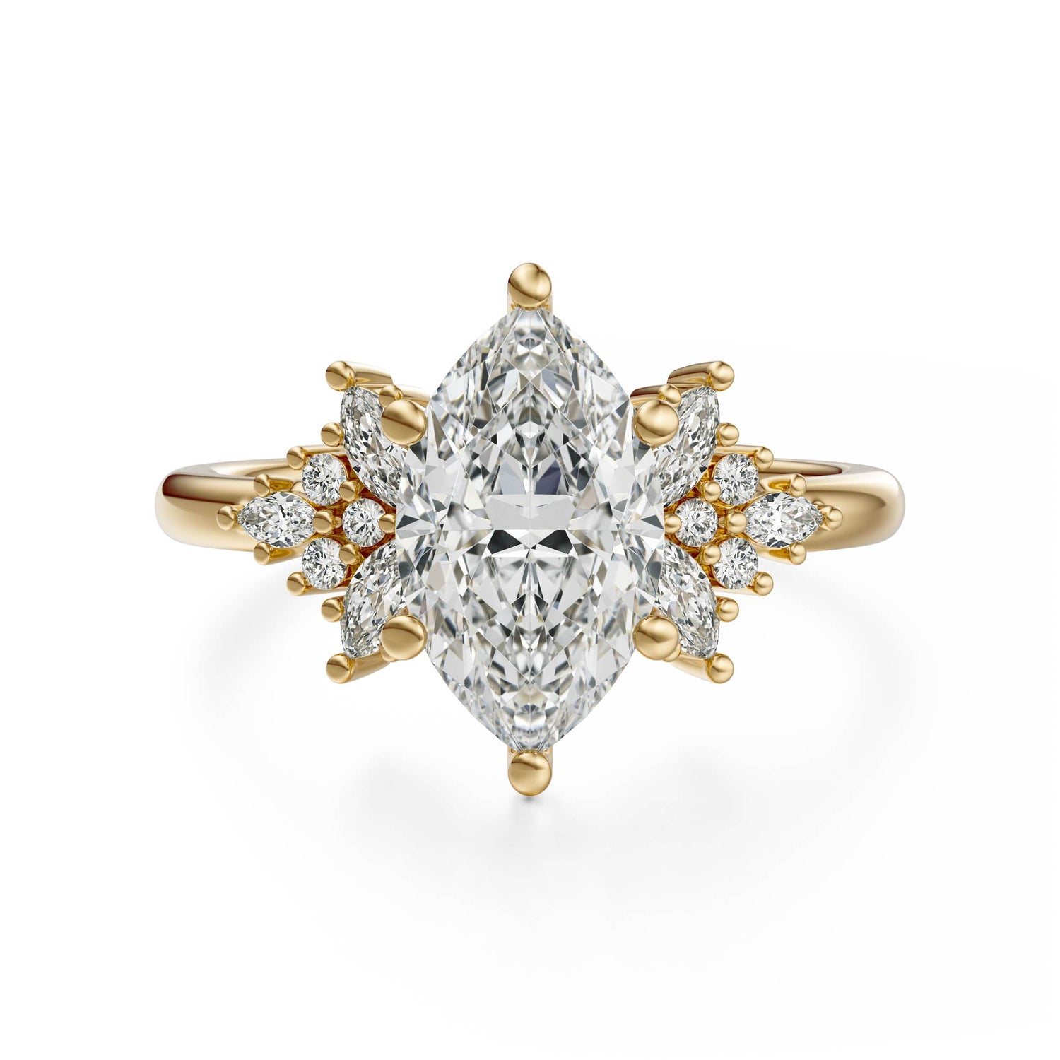 The Veraine Ring | Marquise | Setting Only