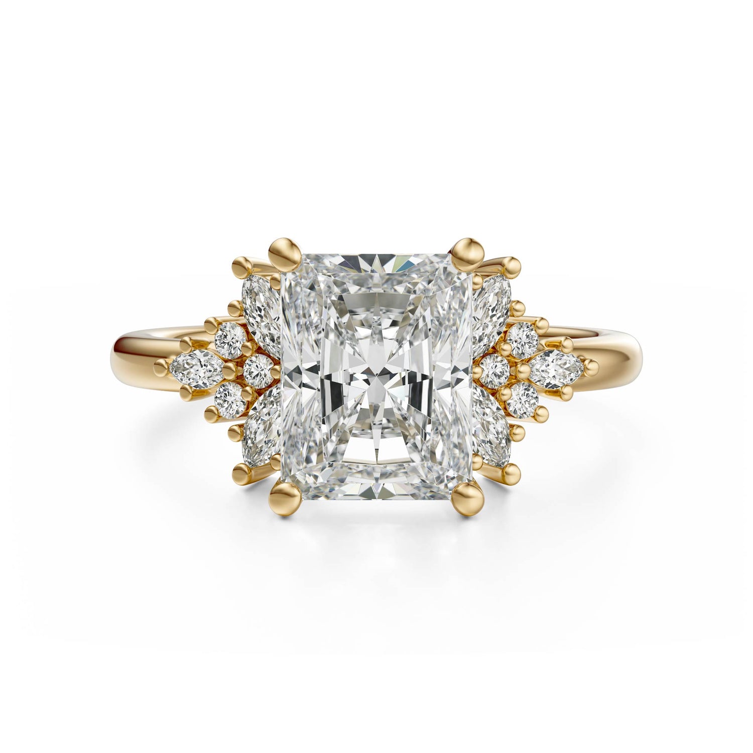 The Veraine Ring | Radiant | Setting Only
