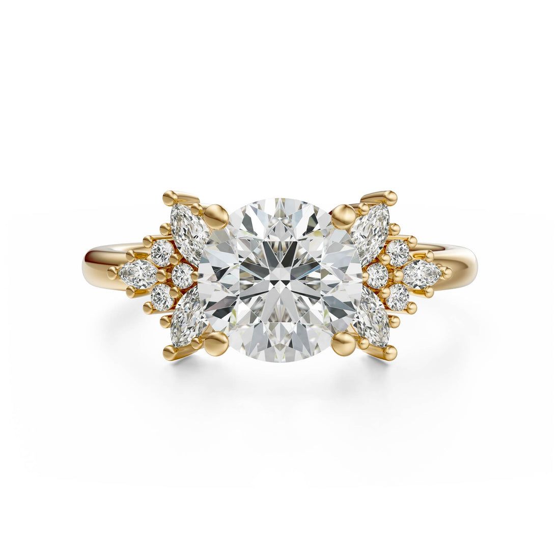 The Veraine Ring | Round | Setting Only