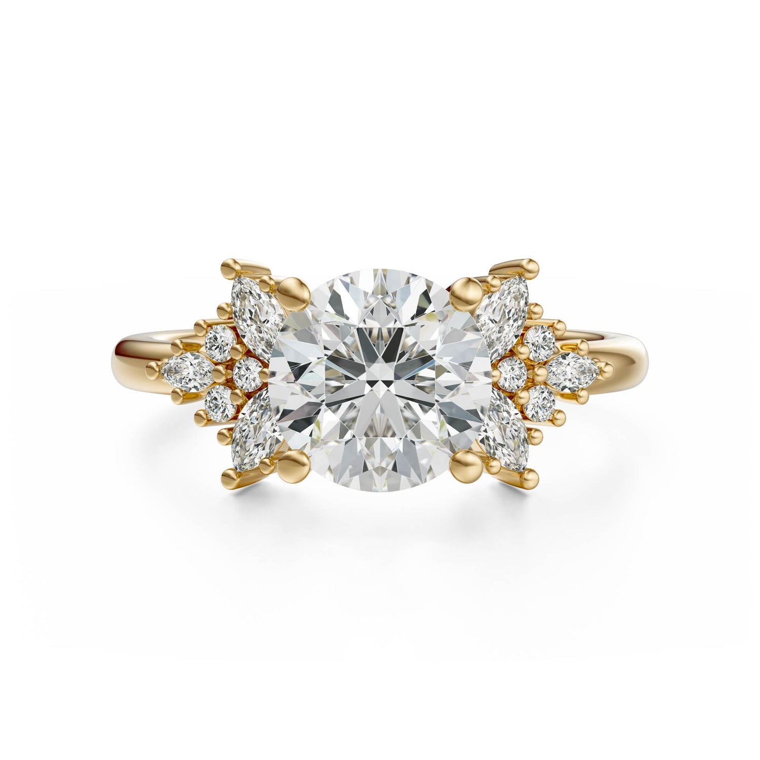 The Veraine Ring | Round | Setting Only