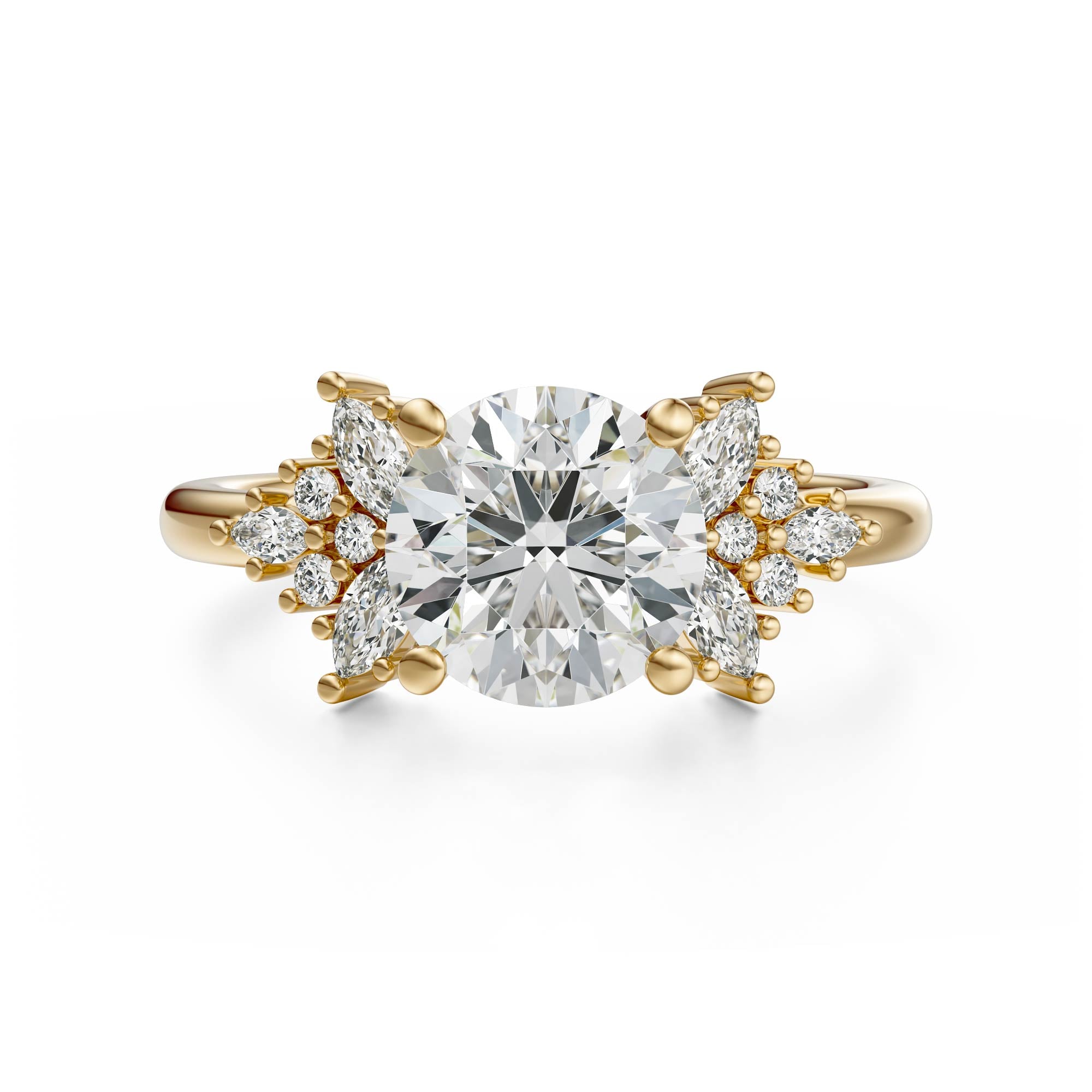 The Veraine Ring | Round | Setting Only