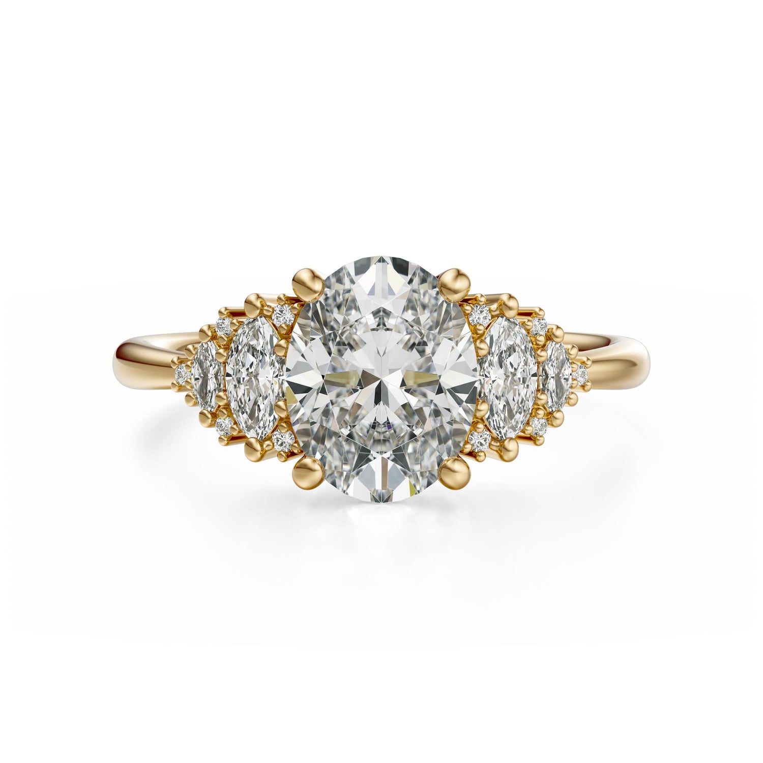 The Vivienne Ring | Oval | Setting Only
