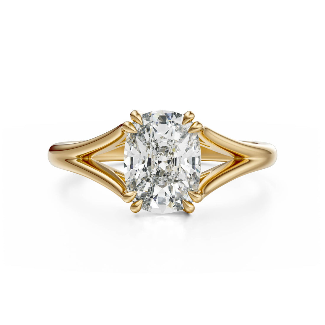 The Weaver Ring | Elongated Cushion | Setting Only - Lavender Creek Gems 