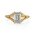 The Weaver Ring | Emerald Cut | Setting Only - Lavender Creek Gems 