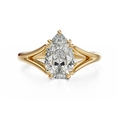 The Weaver Ring | Pear | Setting Only - Lavender Creek Gems 