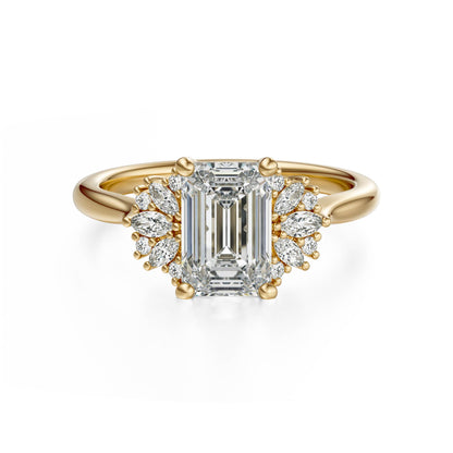 The Ambrosia Ring | Emerald Cut - Lavender Creek Gems 