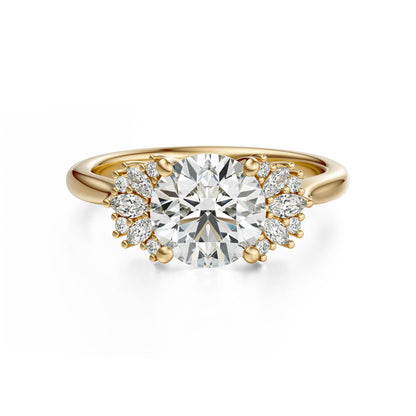 The Ambrosia Ring | Round | Setting Only - Lavender Creek Gems 