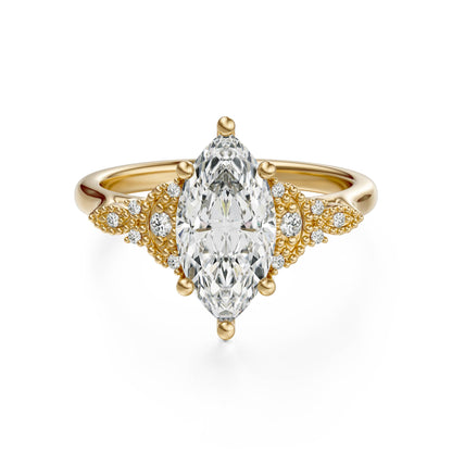 The Art Deco Maeve Ring | Marquise - Lavender Creek Gems 