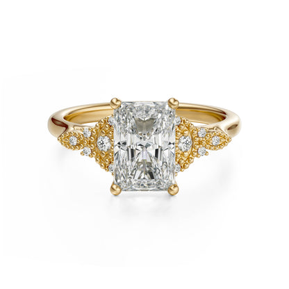 The Art Deco Maeve Ring | Radiant - Lavender Creek Gems 