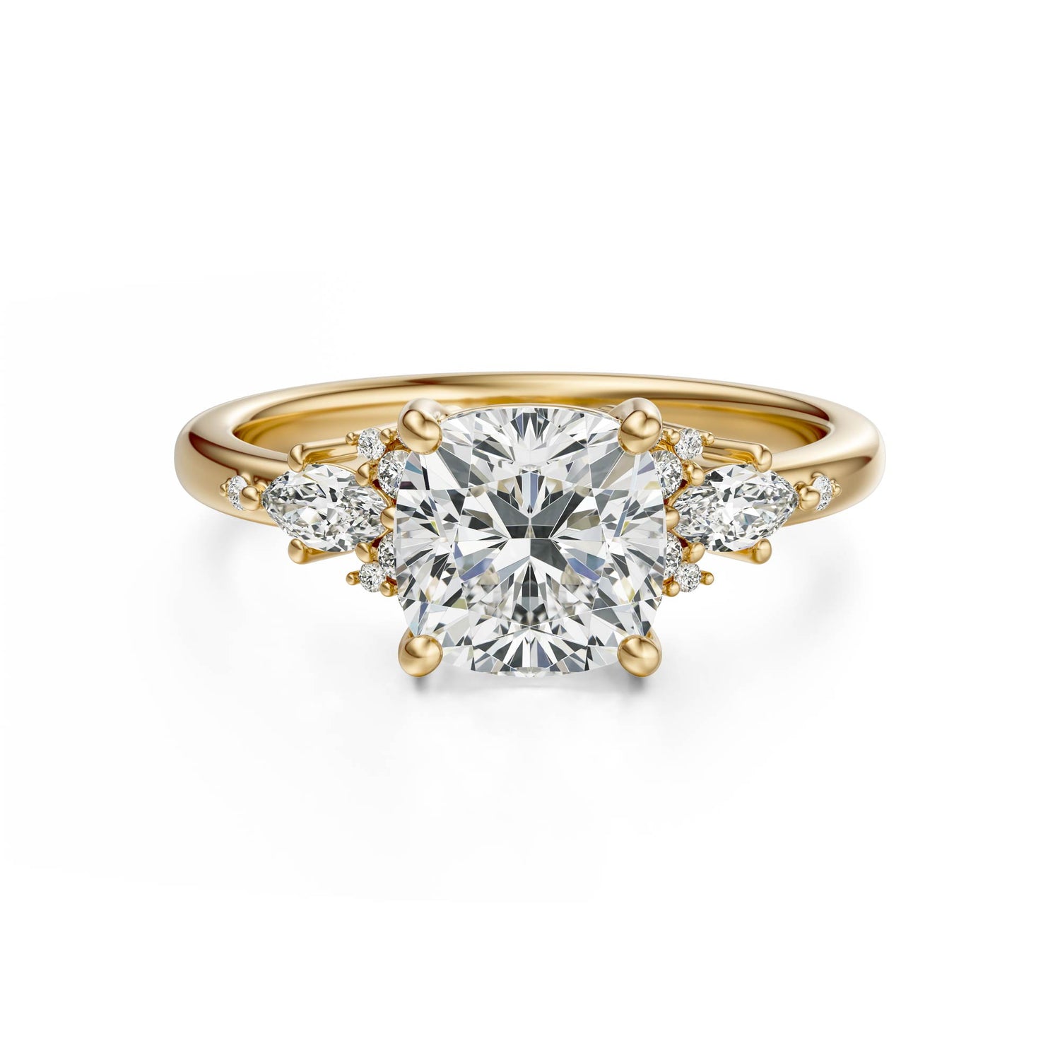 The Ascendant Ring | Cushion - Lavender Creek Gems 