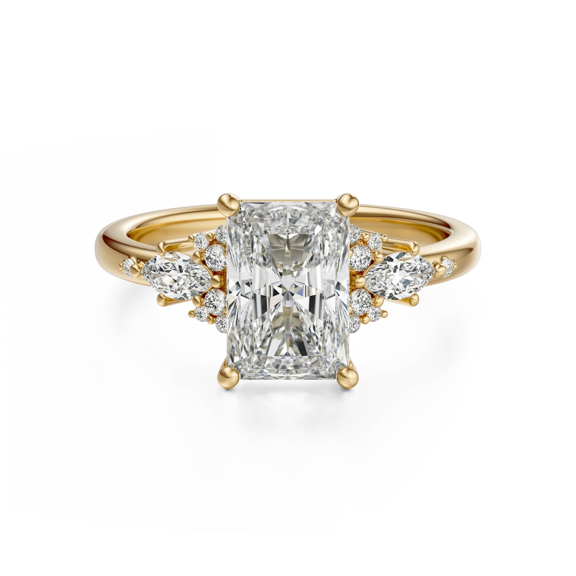 The Ascendant Ring | Radiant - Lavender Creek Gems 