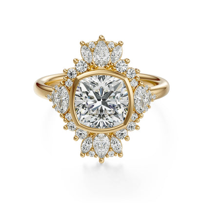 The Ethereal Ring | Cushion | Setting Only