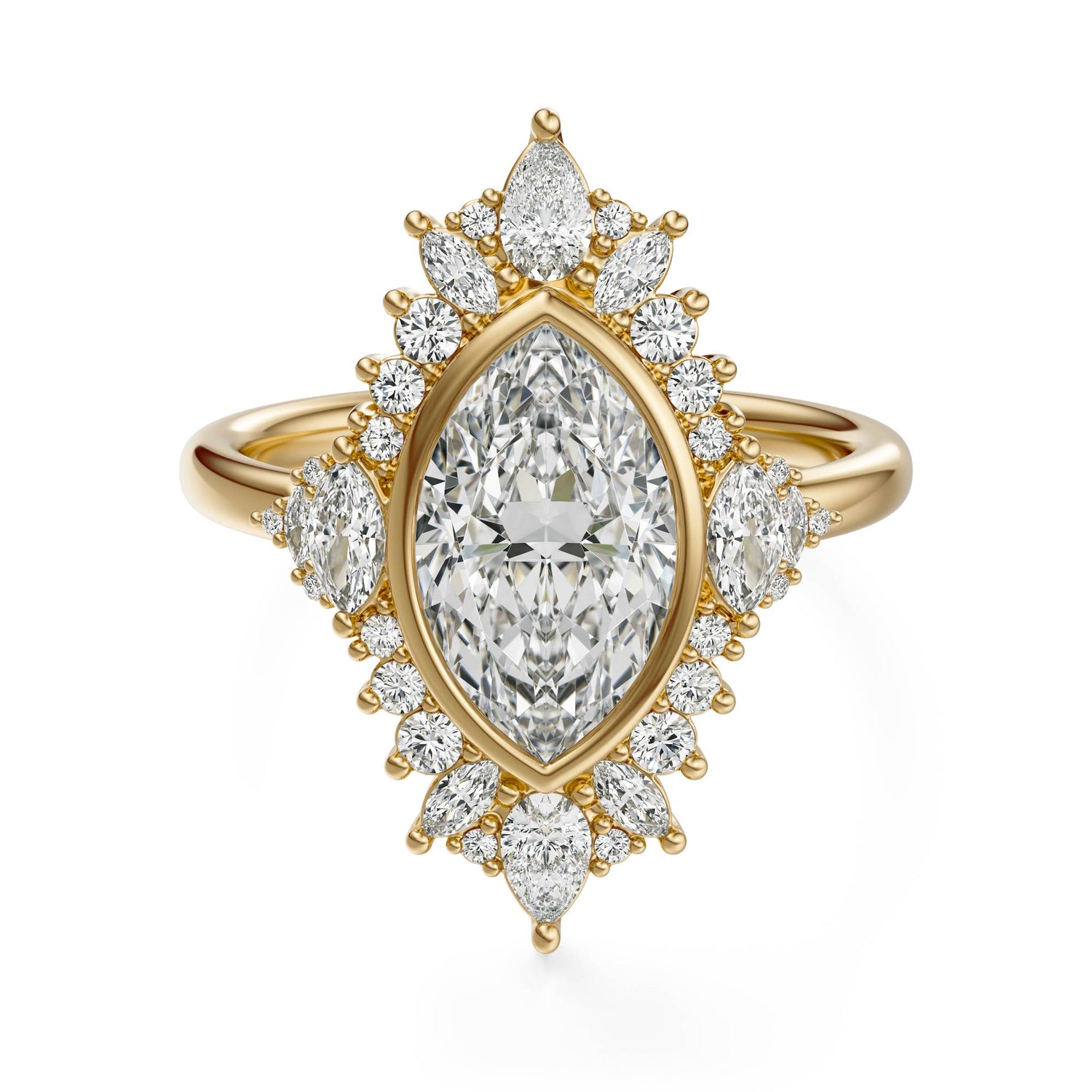 The Ethereal Ring | Marquise | Setting Only