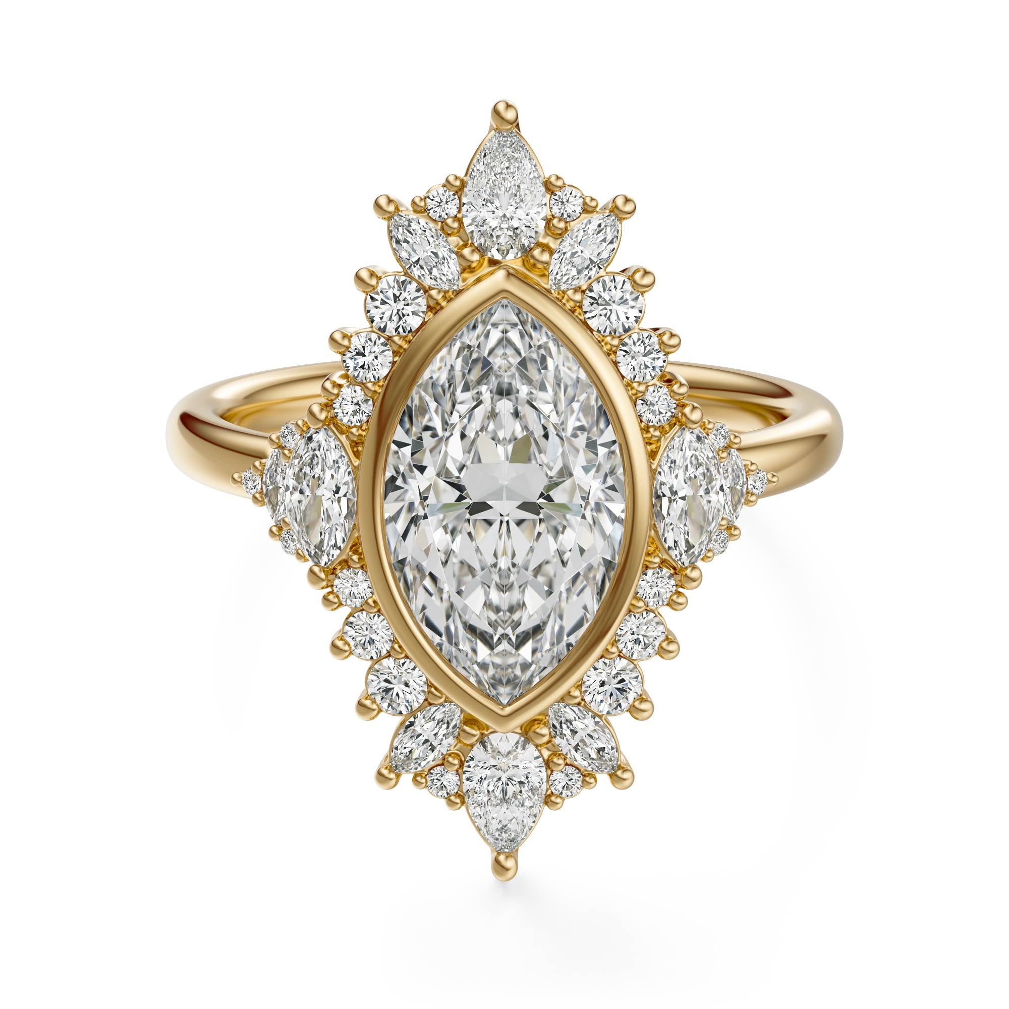 The Ethereal Ring | Marquise | Setting Only