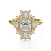 The Ethereal Ring | Princess | Setting Only - Lavender Creek Gems 