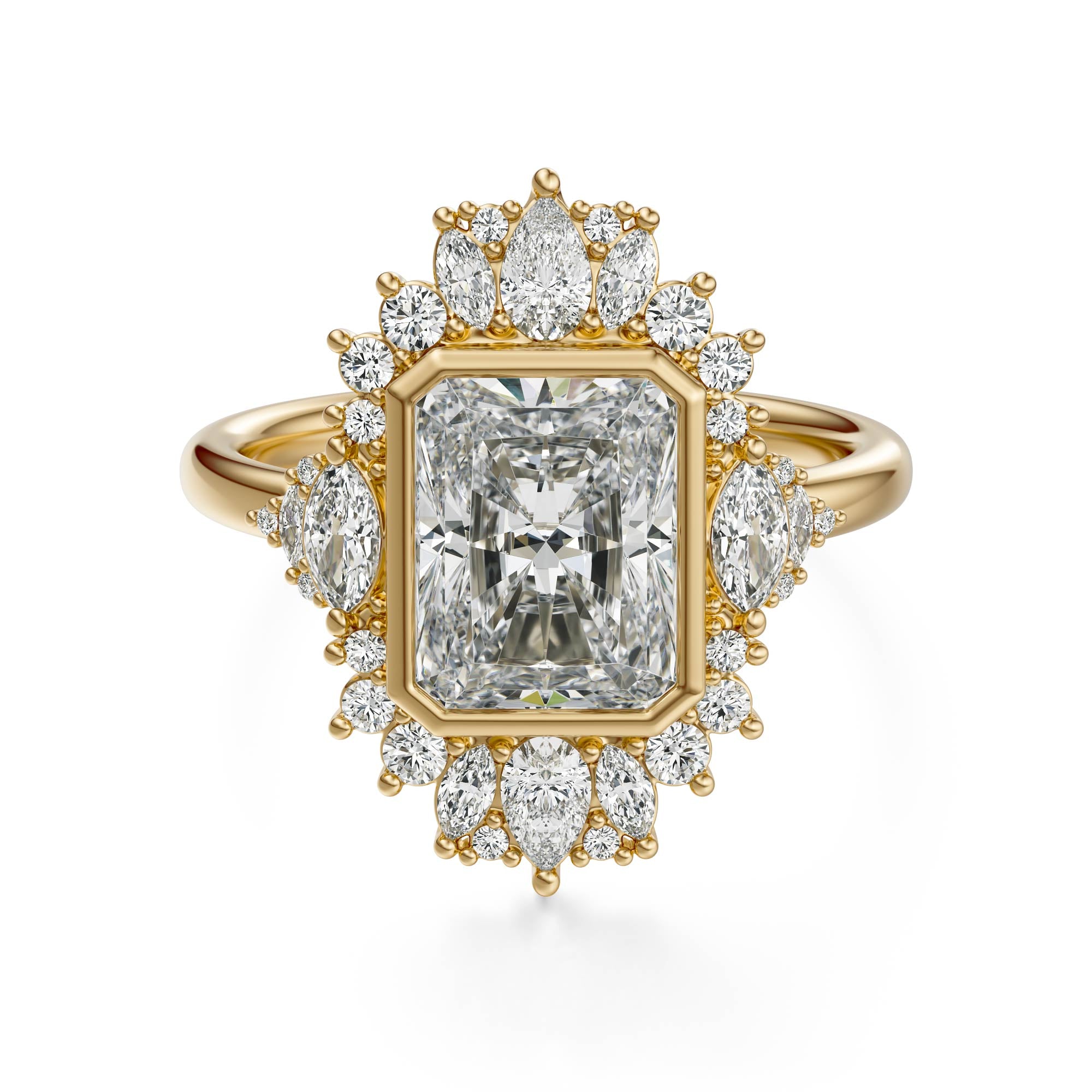 The Ethereal Ring | Radiant | Setting Only