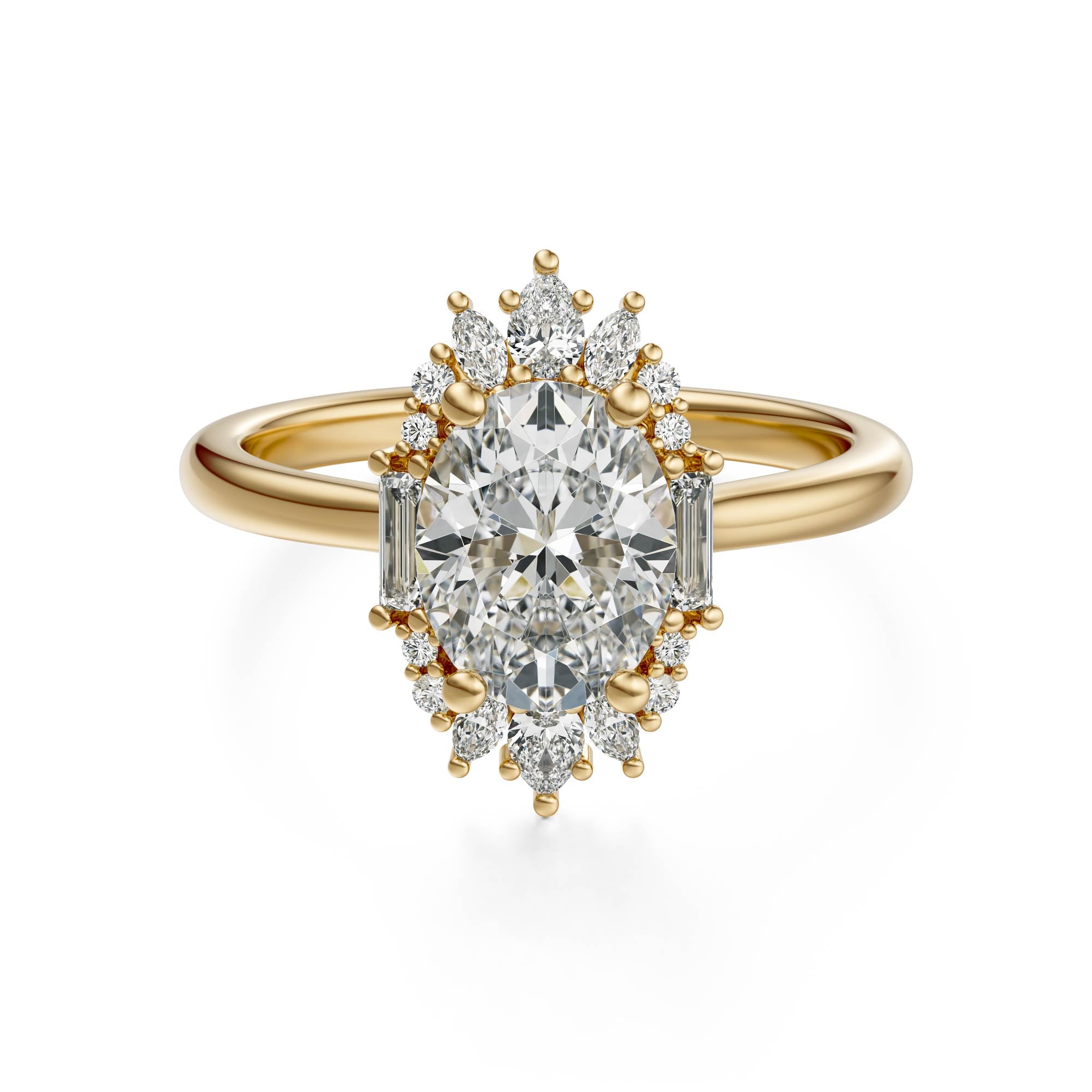 The Georgia Ring | Oval | Setting Only