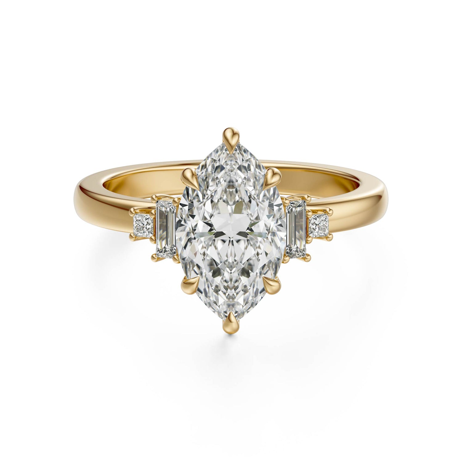 The Elevated Mira Ring | Marquise | Setting Only