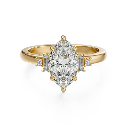 The Elevated Mira Ring | Marquise | Setting Only