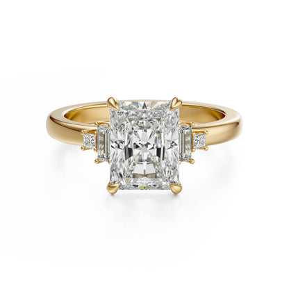 The Elevated Mira Ring | Radiant | Setting Only