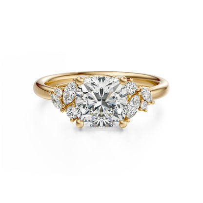 The Laurel Ring | Cushion | Setting Only