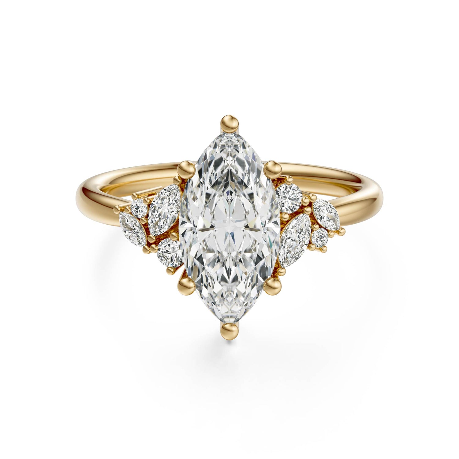 The Laurel Ring | Marquise