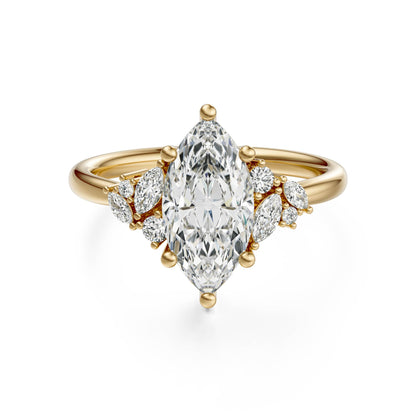The Laurel Ring | Marquise