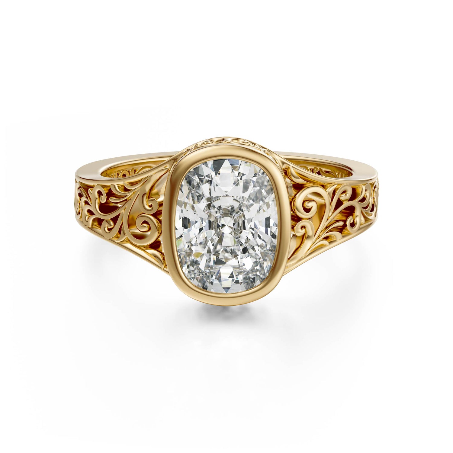 The Endearment Ring | Elongated Cushion - Lavender Creek Gems 