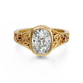 The Endearment Ring | Elongated Cushion - Lavender Creek Gems 