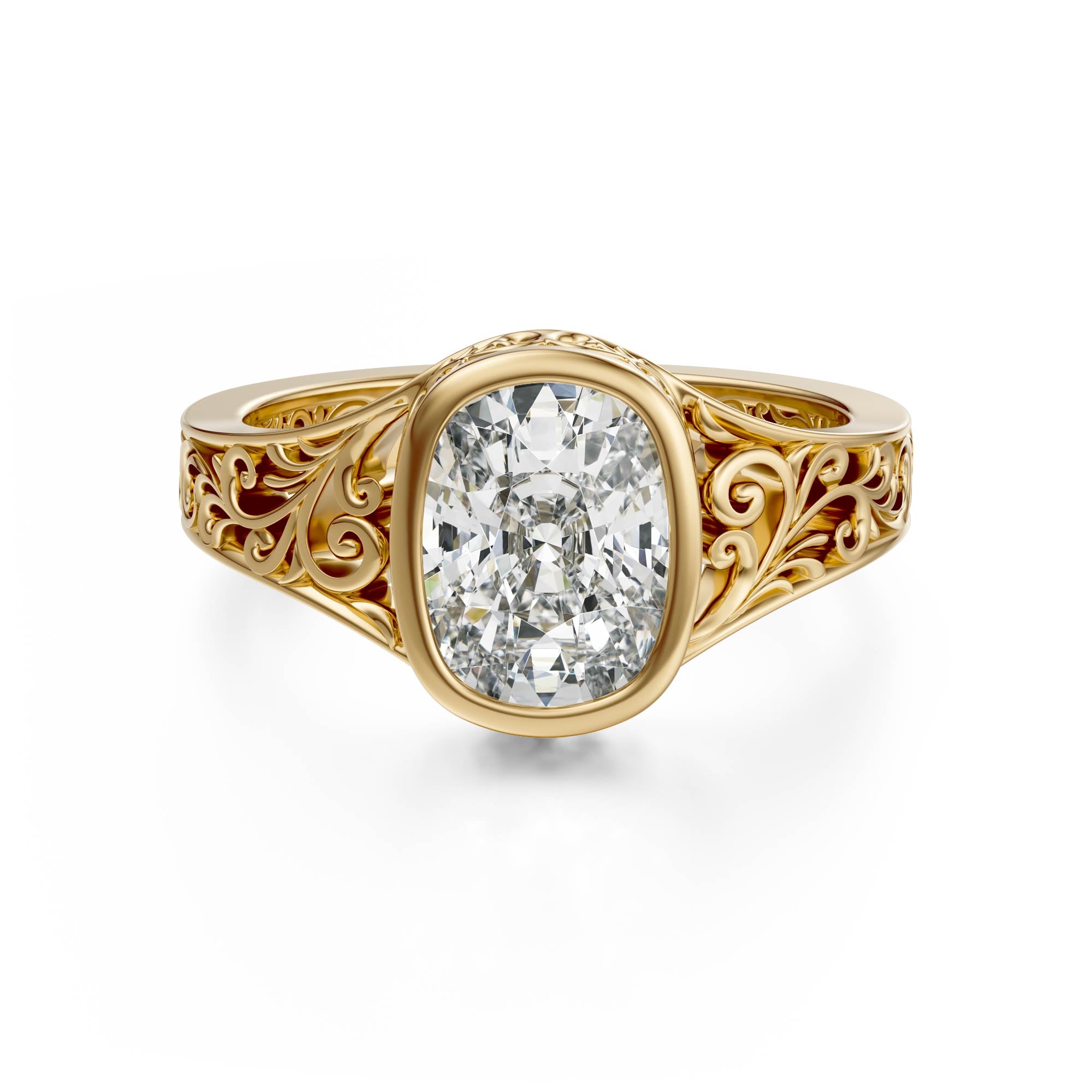 The Endearment Ring | Elongated Cushion - Lavender Creek Gems 