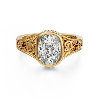 The Endearment Ring | Elongated Cushion - Lavender Creek Gems 