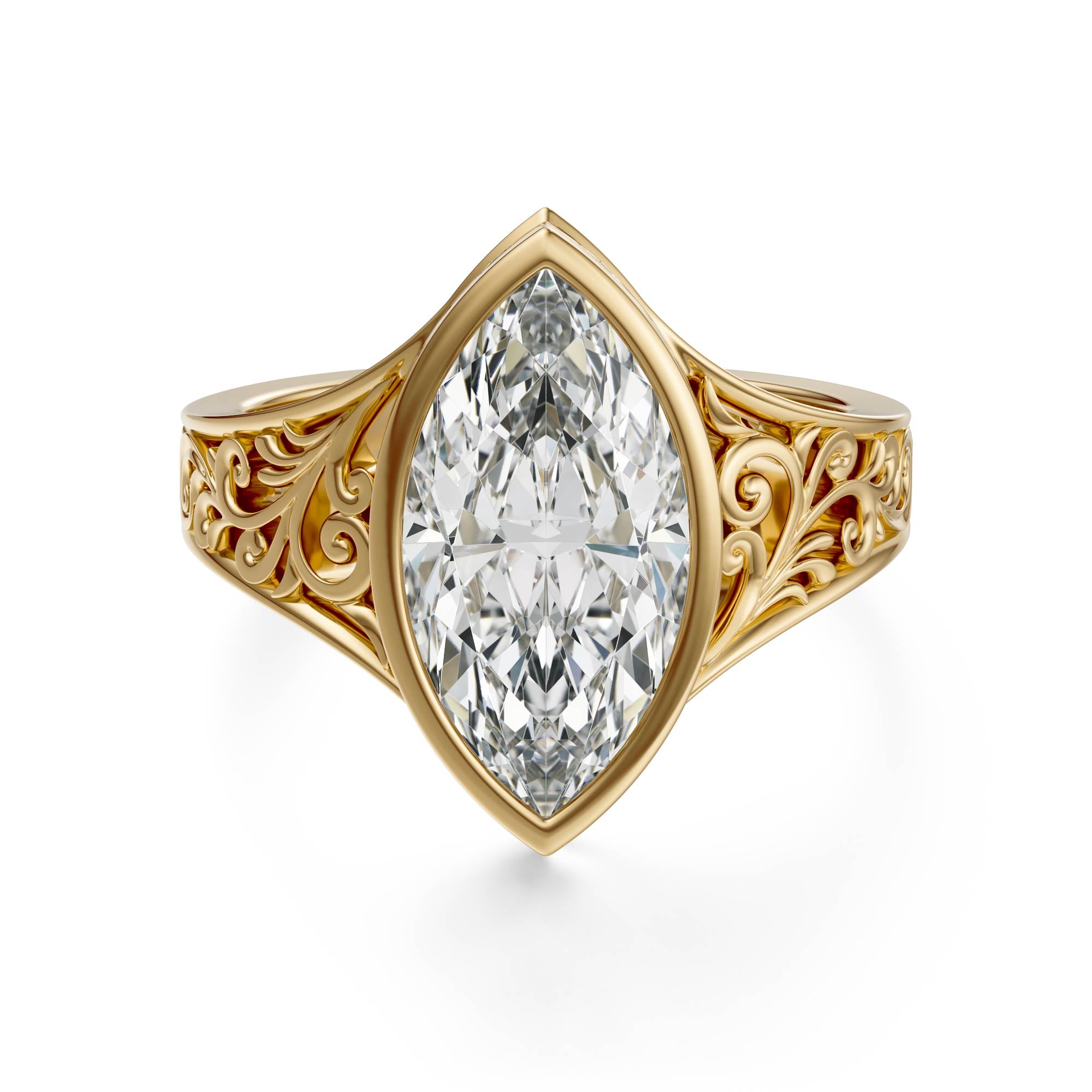 The Endearment Ring | Marquise - Lavender Creek Gems 