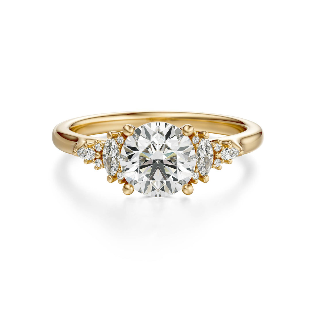 The Maeve Ring | Round | Setting Only