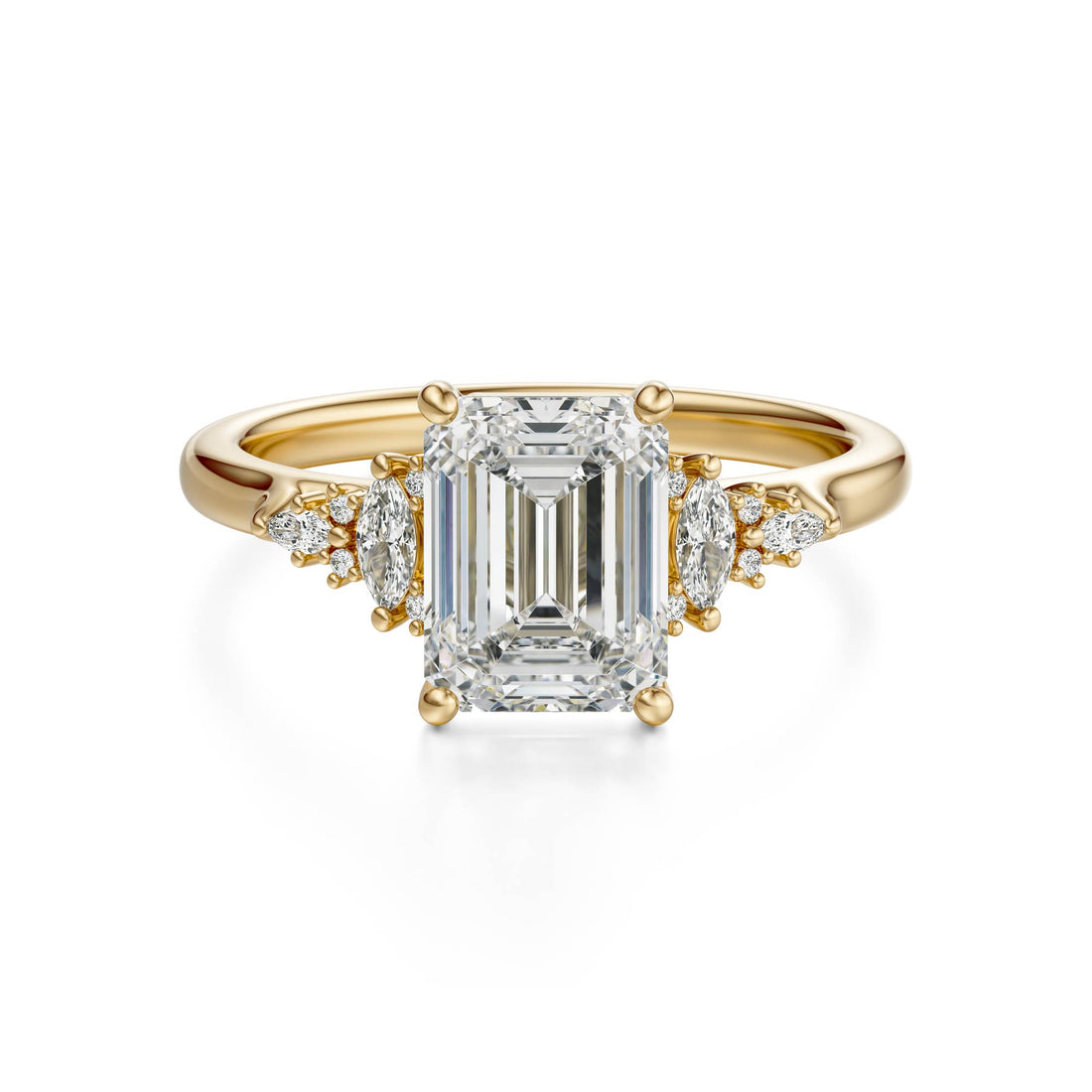 The Maeve Ring | Emerald | Setting Only
