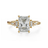 The Maeve Ring | Radiant | Setting Only - Lavender Creek Gems 