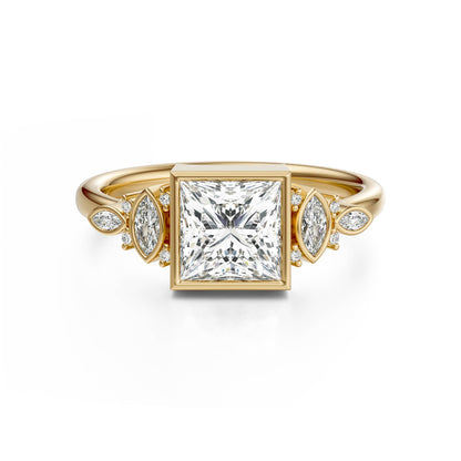 The All Bezel Maeve Ring | Princess