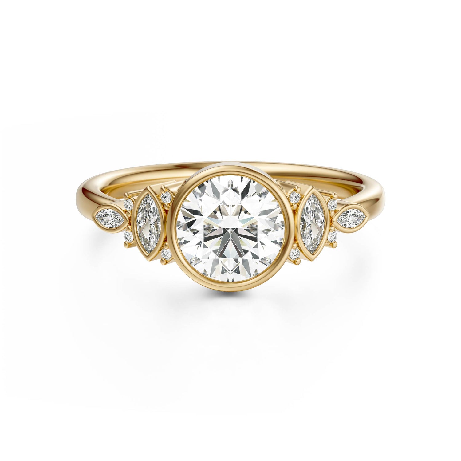 The All Bezel Maeve Ring | Round